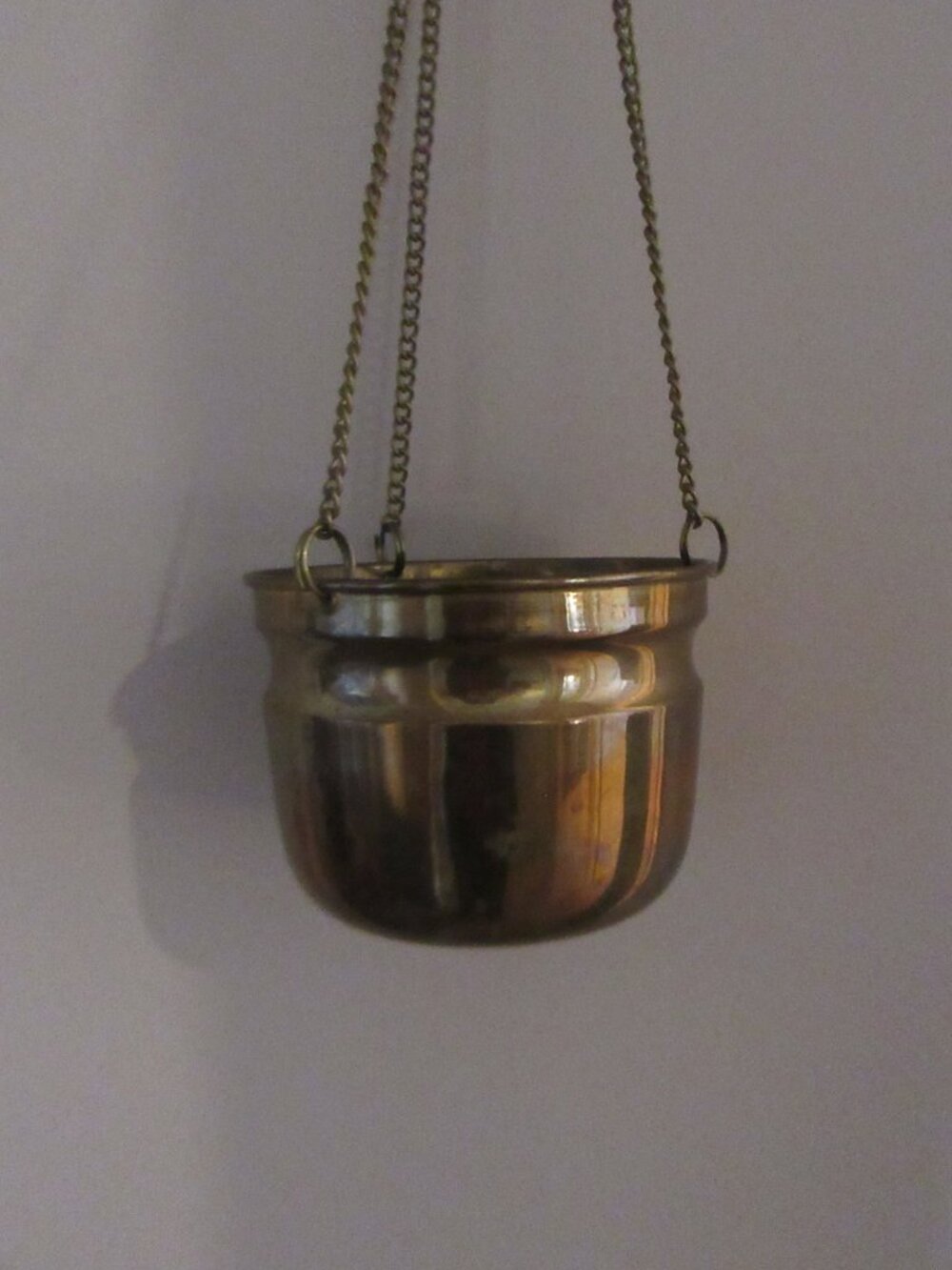 Small Brass Plant Pot As Is